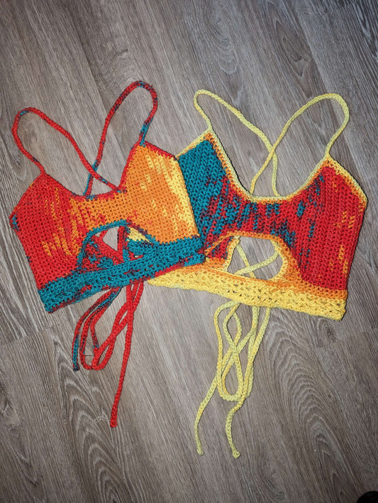 Sneak a Peak Crocheted Festival Top