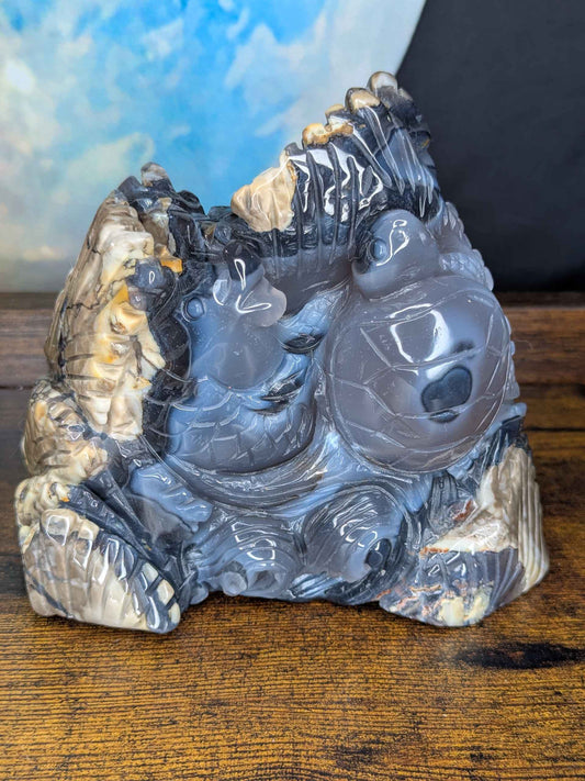 Volcano Agate Turtle