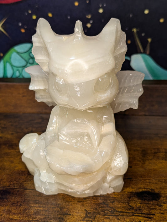 Afghanistan Jade (calcite) Dragon Carving