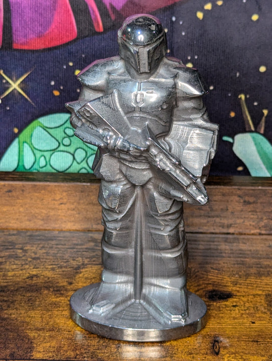 Galactic Bounty Hunter-Inspired Terahertz Crystal Carving